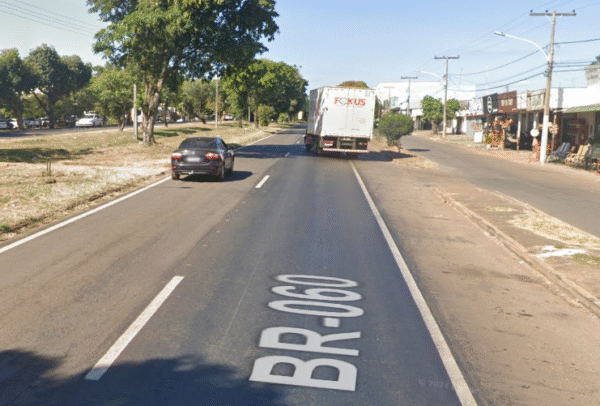 Trecho da BR-060 em Alexânia