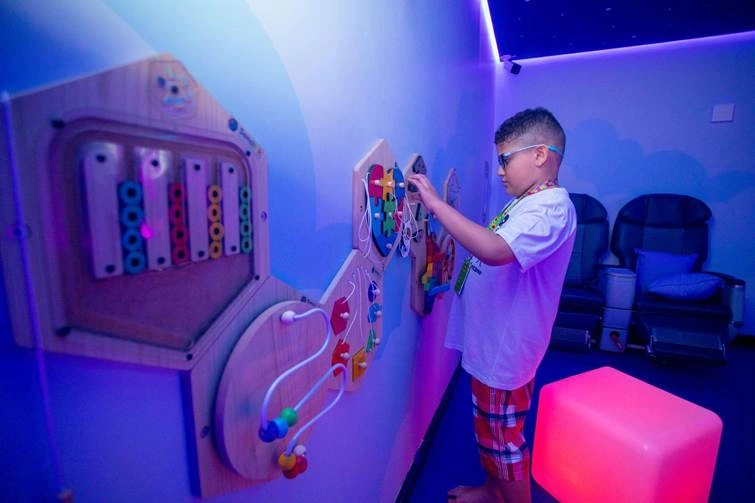 Sala multissensorial do Aeroporto de Goiânia salas multissensoriais aeroportos