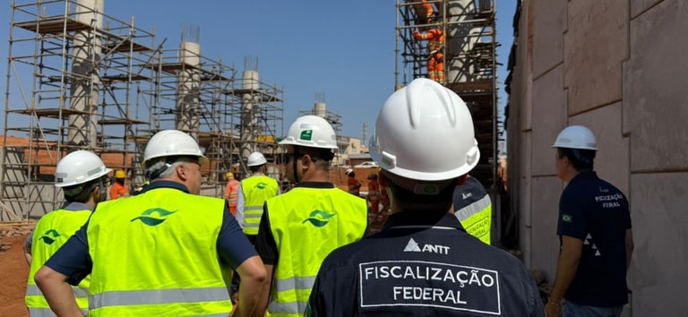 ANTT acompanha obras